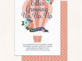 Grown Up Birthday Invitations Hot Air Balloon Birthday Invitation Hot Air Balloon