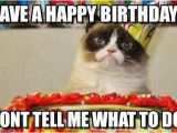 Grumpy Cat Birthday Meme Generator Have A Happy Birthday Grumpy Cat Birthday Meme On