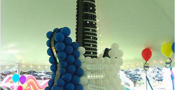 Guitar Birthday Decorations 13 Foot Balloon Guitar Hero Birthday Party Balloons In