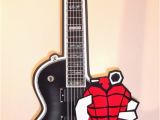 Guitar Birthday Decorations Rock Star themed Sweet 16 Decorations Green Day Rock