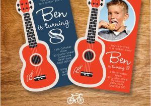 Guitar Birthday Invitations Printable 25 Best Ideas About Guitar Party On Pinterest Music