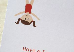 Gym Birthday Card Etsygreetings Handmade Cards Gymnastics Birthday Card