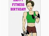 Gym Birthday Card Fitness Birthday Card Zazzle Com