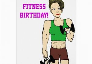 Gym Birthday Card Fitness Birthday Card Zazzle Com