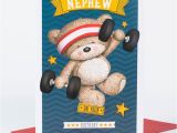 Gym Birthday Card Hugs Birthday Card Gym Nephew Only 99p