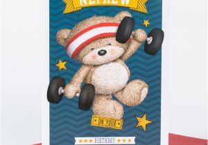 Gym Birthday Card Hugs Birthday Card Gym Nephew Only 99p