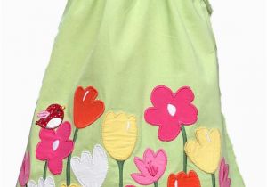 Gymboree Birthday Girl Dress 18 Mo Tweet Bird Green 1st Birthday Embroidered Gymboree Baby