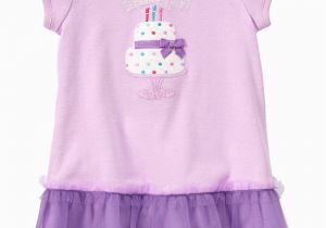 Gymboree Birthday Girl Dress toddler Girls soft Lavender Birthday Girl Bow Cake Tulle