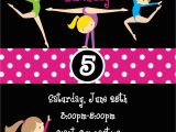 Gymnastic Birthday Party Invitations Gymnastic Birthday Invitation Templates