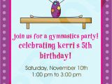Gymnastics Birthday Invitation Templates Free Printable Gymnastic Birthday Invitations Updated