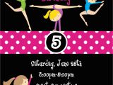 Gymnastics Birthday Invitation Templates Gymnastic Birthday Invitation Templates