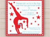 Gymnastics Birthday Party Invitations Printable 7 Best Images Of Gymnastic Birthday Invitations Printable
