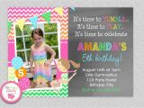 Gymnastics themed Birthday Invitations Gymnastics Birthday Invitation Gymnastics Birthday Party