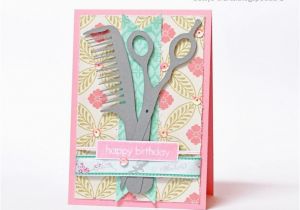 Hairdresser Birthday Card Diy Birthday Card for A Hairdresser with Simple Video