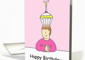 Hairdresser Birthday Card Happy Birthday Hairdresser Cupcake Hair Humour Card