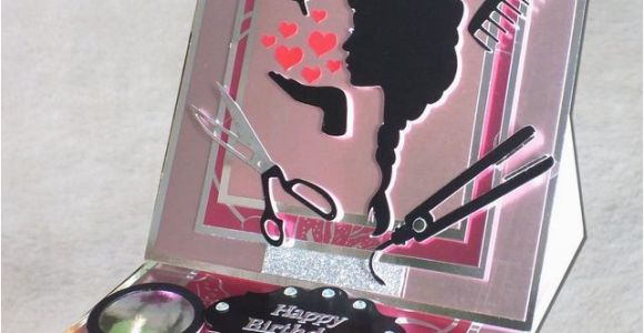 Hairdresser Birthday Card Luxury Handmade Hairdresser Birthday Card Folksy