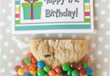 Half Birthday Cards Free Half Birthday Class Gift with Free Printable Bag topper