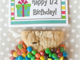 Half Birthday Decorations Half Birthday Class Gift with Free Printable Bag topper