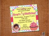 Half Birthday Invitation 13 Best Images About Half Birthday On Pinterest Half