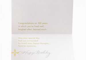 Hallmark 100th Birthday Card Hallmark 100th Birthday Greeting Card Circle Pattern