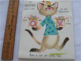 Hallmark Birthday Cards for Mom Vintage Hallmark Birthday Card for Mom Mother by