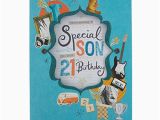 Hallmark Birthday Cards for son 5017690925129 Ean Hallmark 21st Birthday Card for son