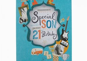 Hallmark Birthday Cards for son 5017690925129 Ean Hallmark 21st Birthday Card for son