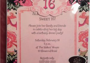 Hallmark Birthday Invitations Online Sweet 16 Birthday Hallmark Printable Invitation Ebay