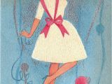 Hallmark E Birthday Cards Funny Vintage Hallmark 1960s Say Sister Birthday Greetings Card
