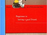 Hallmark Friend Birthday Cards Peanuts Good Friend Great Birthday Card Greeting Cards