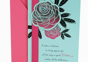 Hallmark Mom Birthday Cards Hallmark Birthday Greeting Card to Mother Thank You Mom