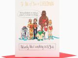 Hallmark Star Wars Birthday Cards Hallmark Star Wars Christmas Greeting Card to All