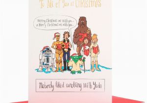 Hallmark Star Wars Birthday Cards Hallmark Star Wars Christmas Greeting Card to All