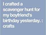 Halloween Birthday Ideas for Him I Crafted A Scavenger Hunt for My Boyfriend 39 S Birthday