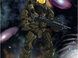 Halo Birthday Card Halo Birthday Card by Dexterxs On Deviantart