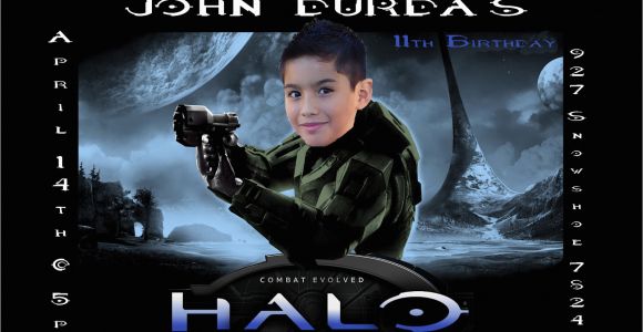 Halo Birthday Invitations Free Photo Creations Halo Bday Invitation