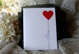 Handmade Birthday Cards for Boyfriend with Love Handmade Greeting Card Handmade Card Heart Love Note Love