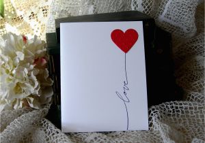 Handmade Birthday Cards for Boyfriend with Love Handmade Greeting Card Handmade Card Heart Love Note Love
