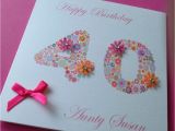 Handmade Birthday Cards for Grandfather Handmade Personalised Birthday Card Mum Grandma Daughter