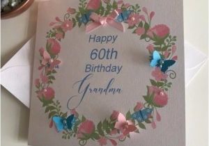 Handmade Birthday Cards for Grandfather Handmade Personalised Birthday Card Mum Grandma Nana
