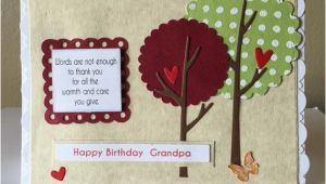 Handmade Birthday Cards for Grandfather Happy Birthday Grandpa Handmade Card Whimsical by