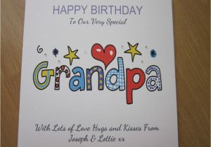 Handmade Birthday Cards for Grandfather Personalised Handmade Birthday Card Grandpa 60th 65th