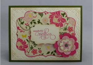 Handmade Birthday Cards for Mom From Daughter Stampin Up Handmade Greeting Card Happy Mother 39 S Day
