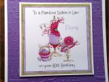 Handmade Birthday Cards for Sister In Law Handmade Personalised Birthday Card Bag Hat Niece Sister