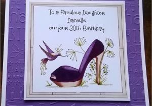 Handmade Birthday Cards for Sister In Law Handmade Personalised Birthday Card Shoe Sister In Law