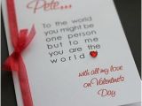 Handmade Birthday Gifts for Husband From Wife A5 Handmade Personalised Love Quote Valentine 39 S Card