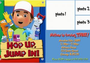 Handy Manny Birthday Invitations Handy Manny Girl or Boy Birthday Invitation