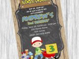 Handy Manny Birthday Invitations Handy Manny Invitation Birthday by Michellepartycards On Etsy