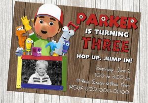 Handy Manny Birthday Invitations Handy Manny Photo Birthday Invitation