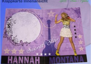 Hannah Montana Birthday Card Disney Hannah Montana 3d Folding Card Congratulations